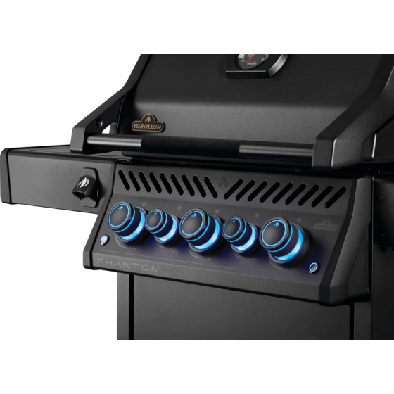 Grill gazowy Napoleon Phantom ROGUE PHANTOM PRO-S 425 z palnikiem do steków 800°C i do rożna (2025)